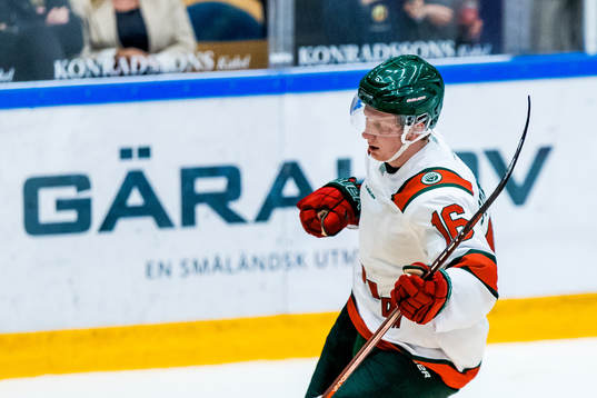 Frölundas Otto Stenberg jublar