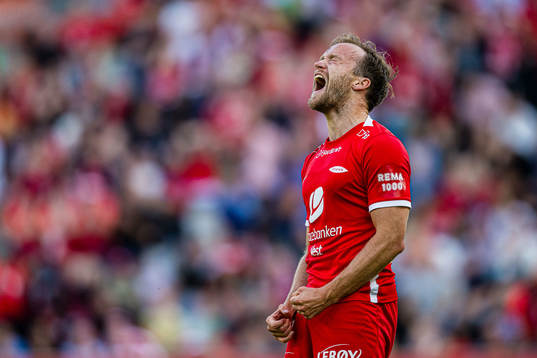 Bård Finne of Brann reacts