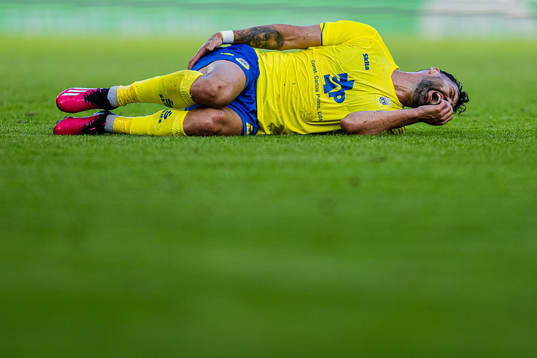 David Simão of Arouca in pain
