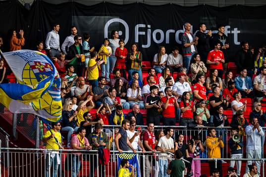 Spectators in the stands