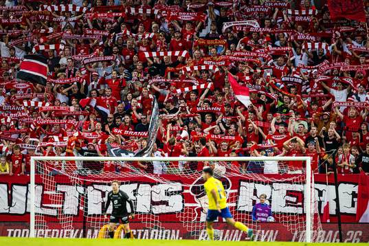 Spectators in the stands