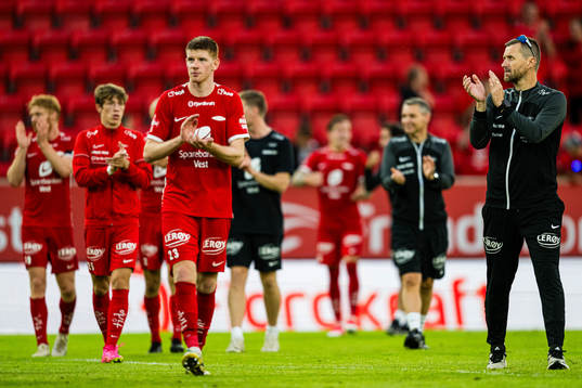 Thore Baardsen Pedersen and Eirik Horneland, head coach of