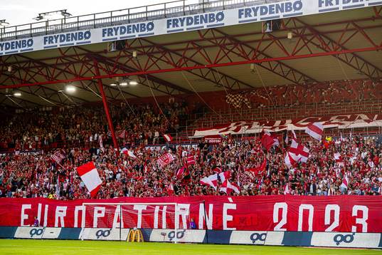 Spectators in the stands