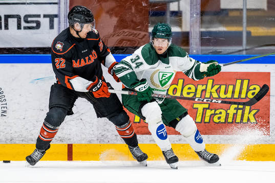 Malmö Redhawks Janne Kuokkanen och Färjestads Michael