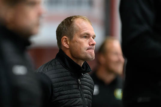Färjestads tränare Thomas Mitell