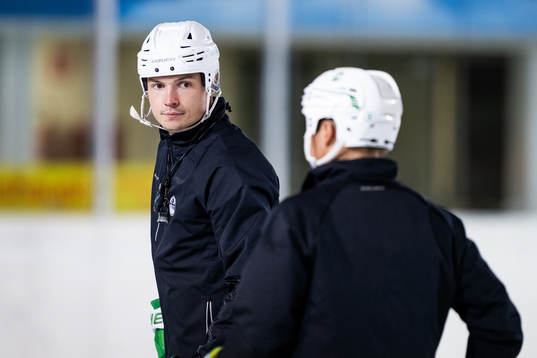 Rögles assisterande tränare Max Bohlin