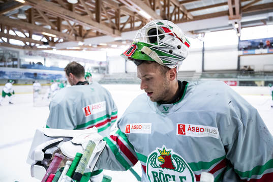 Rögles målvakt Petr Kvaca