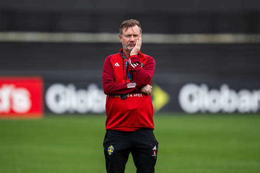 Head coach Peter Gerhardsson of the Swedish women's