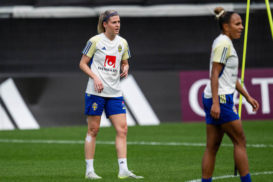 Olivia Schough of the Swedish women's national football