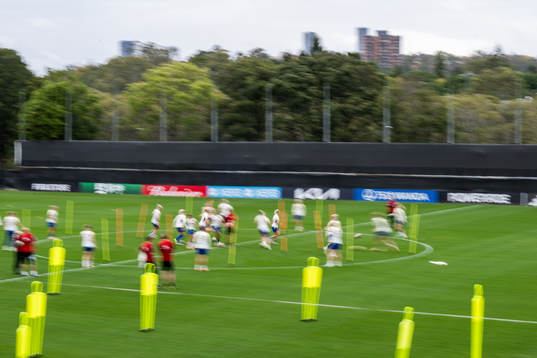 Players of the Swedish women's national football team at a