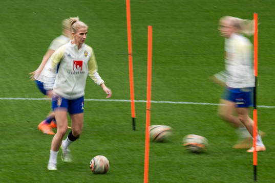 Sofia Jakobsson of the Swedish women's national football