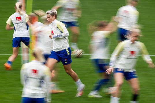 Lina Hurtig of the Swedish women's national football team