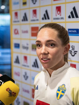 Elin Rubensson of the Swedish women's national football