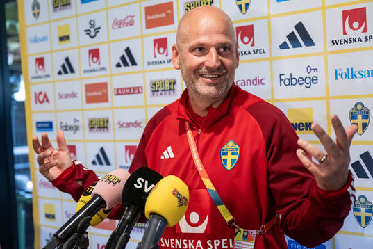 Assistant coach Magnus Wikman of the Swedish women's