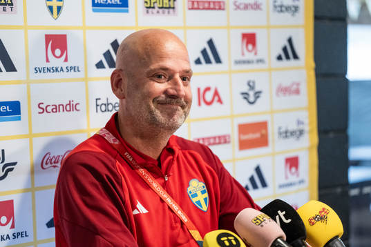 Assistant coach Magnus Wikman of the Swedish women's
