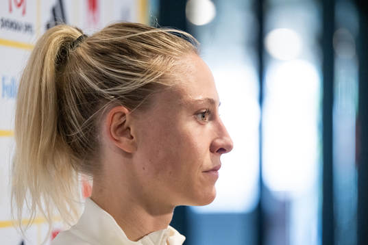 Rebecka Blomqvist of the Swedish women's national football