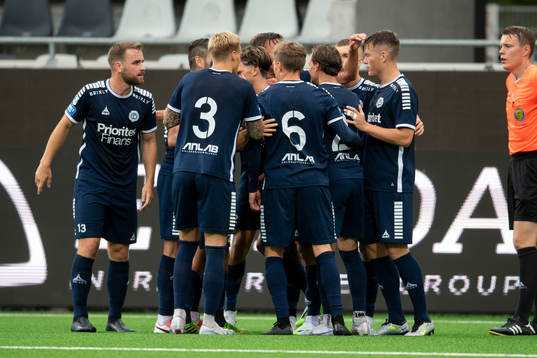 Utsiktens spelare jublar