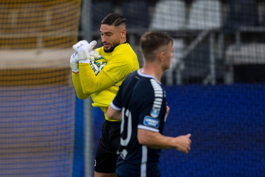 Utsiktens målvakt Elias Hadaya