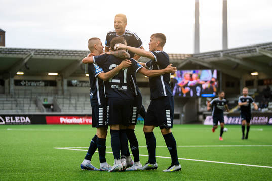 Utsiktens spelare jublar
