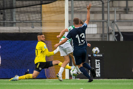 Utsiktens målvakt Elias Hadaya