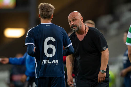 Utsiktens manager Bosko Orovic och Erik Westermark