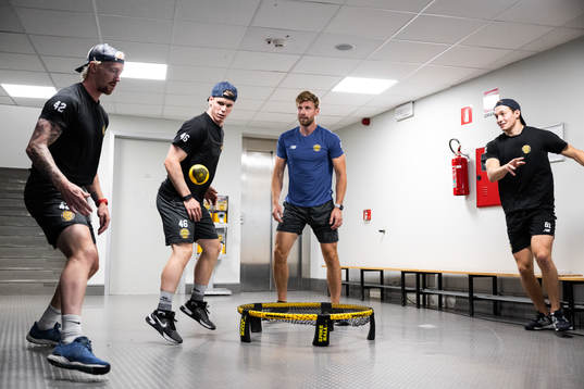 Joakim Nordström, Dominik Egli, Klas Dahlbeck and Raphael