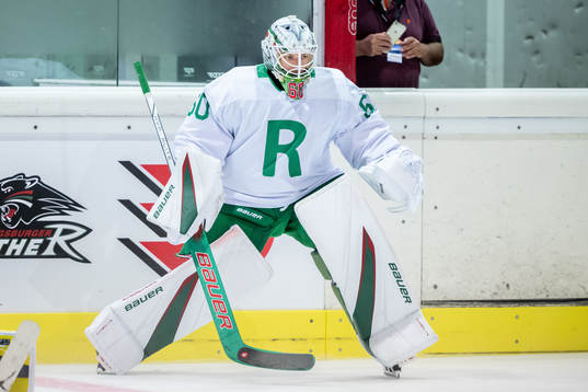 Goalkeeper Petr Kvaca of Rögle