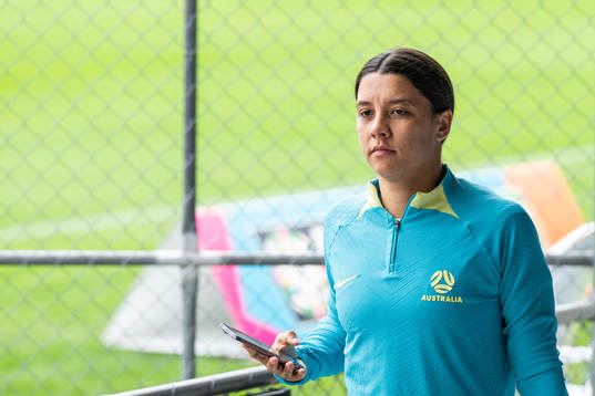 Sam Kerr of the Australian women's national football team