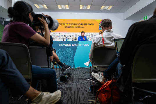 Head coach Peter Gerhardsson of the Swedish women's