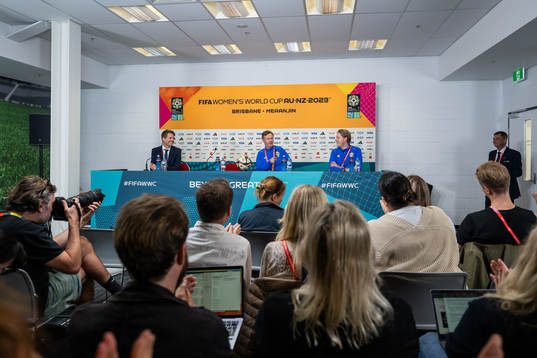 Head coach Peter Gerhardsson of the Swedish women's