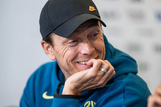 Head coach Tony Gustavsson of the Australian women's