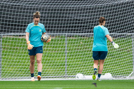 Goalkeeper Mackenzie Arnold of the Australian women's