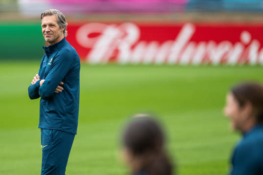 Assistant coach Jens Fjellström of the Australian women's