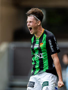 GAIS Axel Henriksson jublar
