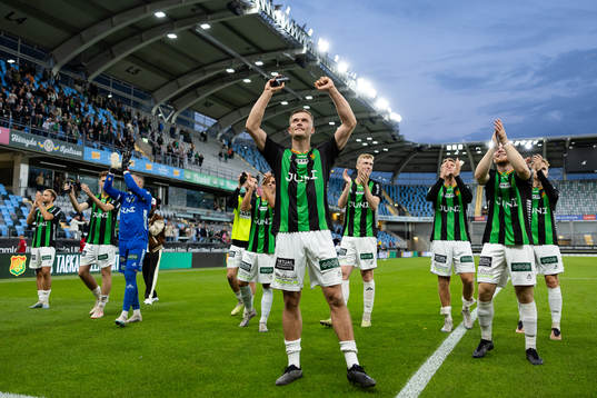 GAIS Alexander Ahl Holmström jublar