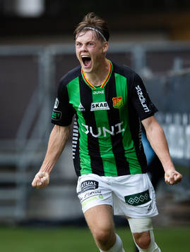 GAIS Axel Henriksson jublar