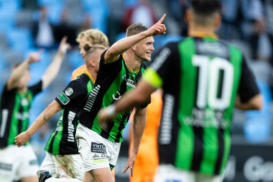 GAIS Alexander Ahl Holmström jublar