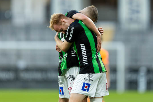 GAIS Alexander Ahl Holmström jublar