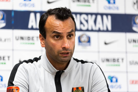 Brommapojkarnas assisterande tränare Andreas Engelmark
