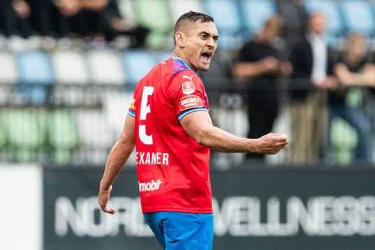 Helsingborgs Cole Alexander deppar