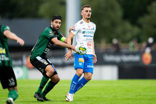 Varbergs Oliver Stanisic och Värnamos Ajdin Zeljkovic