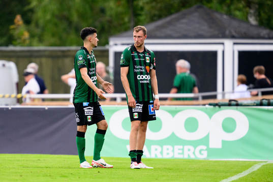 Varbergs Dion Krasniqi och Niklas Dahlström