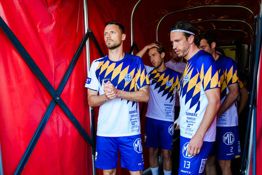 IFK Göteborgs Marcus Berg, Sebastian Hausner och Gustav