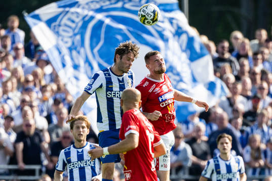 IFK Göteborgs Emil Salomonsson och Degerfors Rasmus