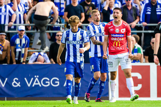 IFK Göteborgs Arbnor Mucolli och Degerfors Seid Korac