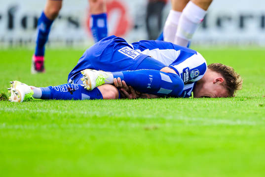 IFK Göteborgs Sebastian Hausner har ont