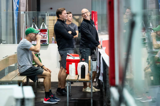 Rögles fysioterapeut Sven Thomsson, läkare André