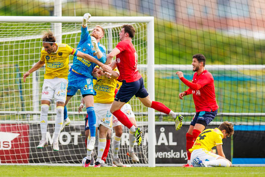 Falkenbergs målvakt Tim Erlandsson