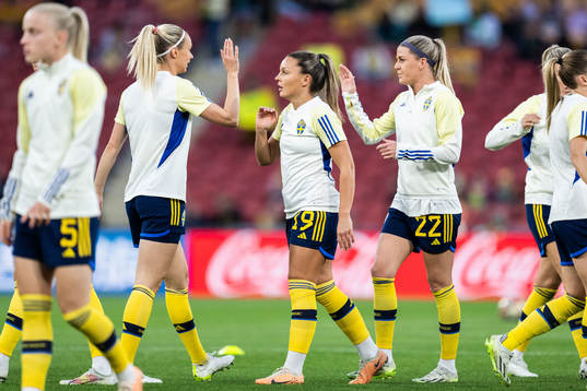 Amanda Ilestedt, Johanna Rytting Kaneryd and Olivia Schough