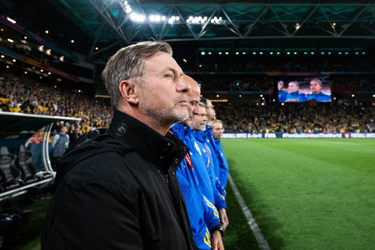 Head coach Peter Gerhardsson of Sweden
